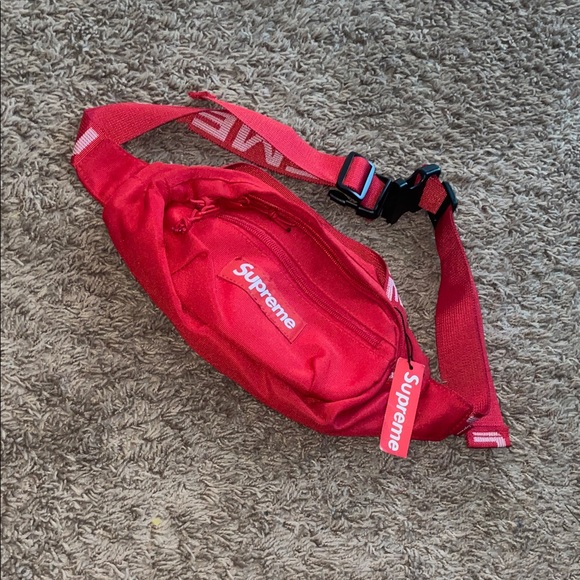 Supreme Bold Red Belt Bag - Picture 1 of 4